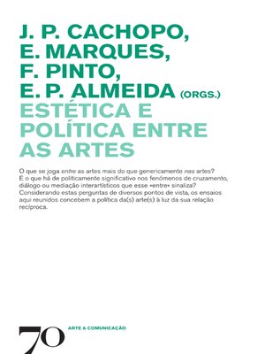 cover image of Estética e política entre as artes